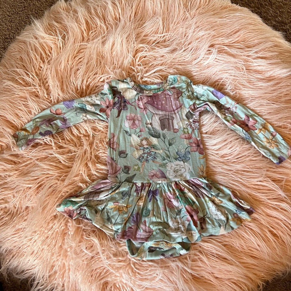 Posh Peanut twirl skirt body suit